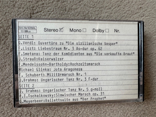 Basf cassette verdi - cassette:,