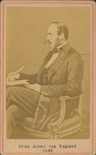 Cdv prinz albert von england - albert,