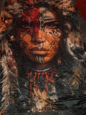 INDIANER WOLF TRIBAL FLEECE