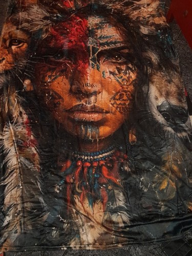 Indianer wolf tribal - indianer,