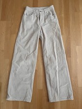 Beige straight hose - straight, damen