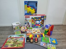 XXL SET Motorikwürfel Holzspielzeug Spielzeug Puzzle Bücher Autos Bausteine uvm.