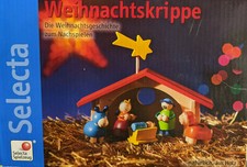 NEU OVP Selecta Weihnachtskrippe 10 Teile Krippe Holz Kinderkrippe HABA Jako-o