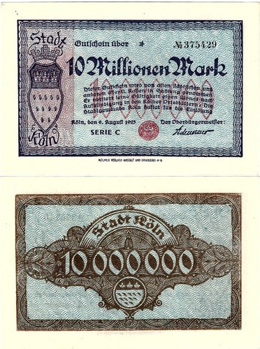 Banknote gutschein 000 - gutschein, 10.000.000