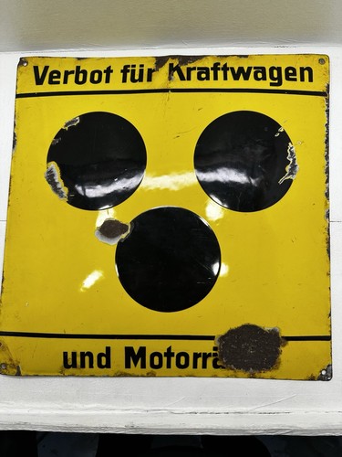Verbot für kraftwagen und - für,
