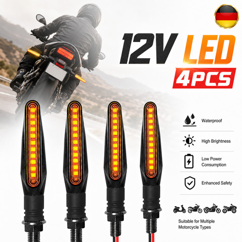 Motorrad blinker 4stk leds - motorrad,