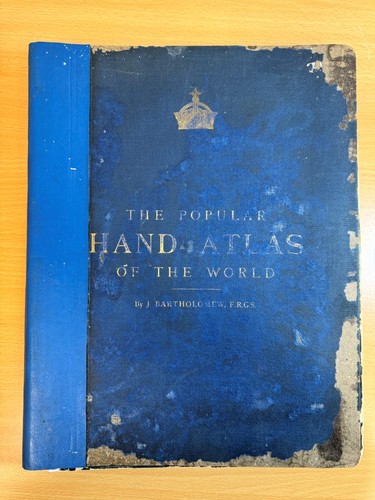 The popular hand atlas - the,