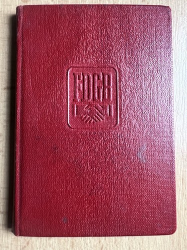 Ddr fdgb ausweis mitgliedsbuch - ausweis,