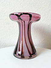 Eisch Studioglas Signiert Vase 70s 70er 80 Glasvase Poesie Serie Valentin Eisch
