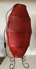 Afrikanische Rohhautlampe Rot