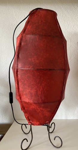 Afrikanische rohhautlampe rot - afrikanische,