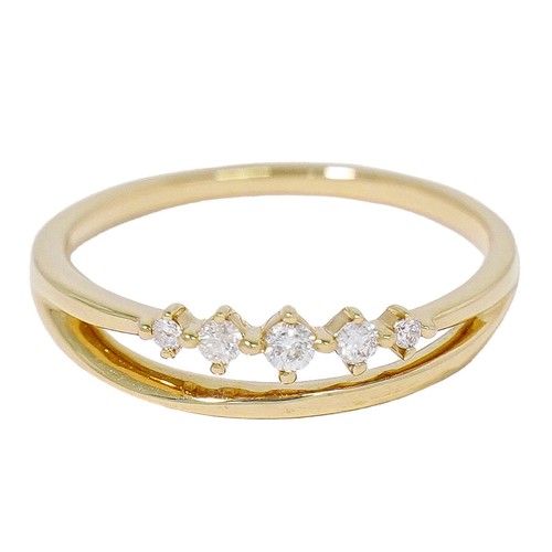 Diamant ring band k18 - diamant,