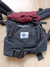Ergobaby Babytrage Schwarz/Weinrot - Baby Carrier, Gebraucht, Guter Zustand