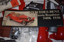 Pocher K85 Mercedes Benz 1936 Classic Roadster 540 K 1:8 teilgebaut