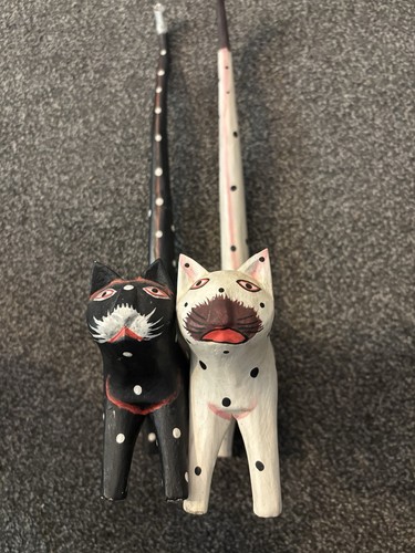Vintage schwarz cremeweiß