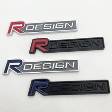 R Design Auto Styling 3D Metall Embleme Blau Rot Abzeichen Aufkleber für Volvo R