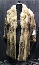 Gr. S Damen Coyote Pelz Damen Mantel superwarm Weich edel topcoat норковая шуб