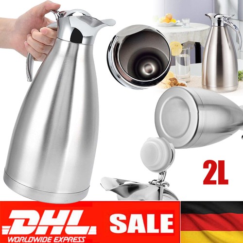Edelstahl thermoskanne - edelstahl, 2l