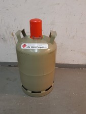 11 KG Stahlgasflasche, Graue Gasflasche,Propangasflasche ,Eigentumsflasche leer 