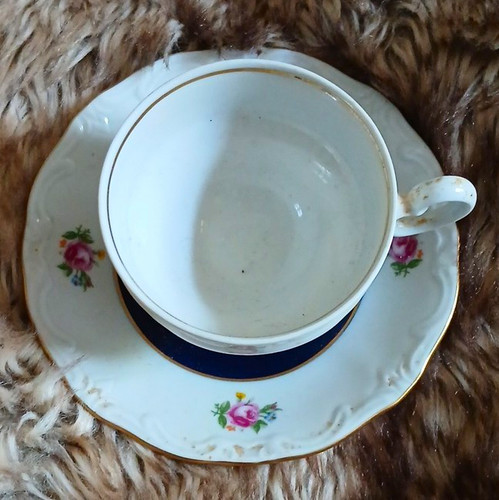 Weimar porzellan tasse - porzellan,