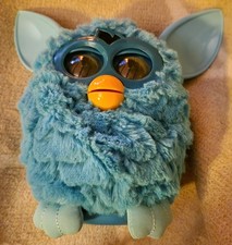 Furby blau/türkis 2012 Hasbro Retro Spielzeug Plüsch funktioniert siehe Video!