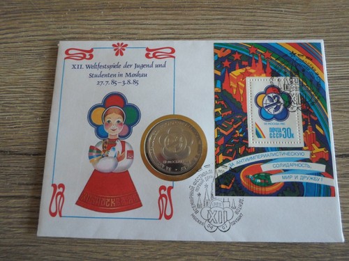 Russland numisbrief 1985 - russland,