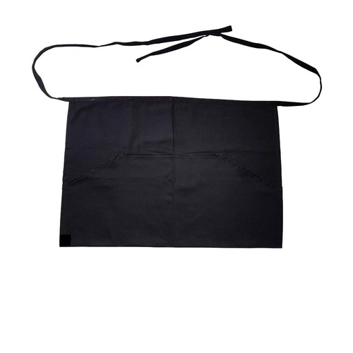 Schwarze halbe taille schürze - schwarze,