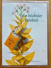 Ernte 23 Reemtsma Cigarette Original 1966 Vintage Advert Werbung Reklame