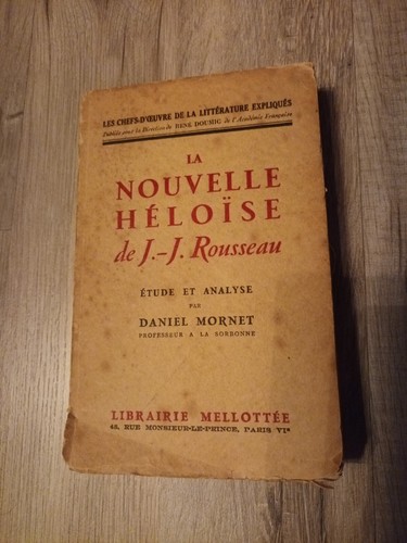 Nouvelle heloise j - de,