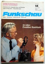 Funkschau Heft 14 von 1973, mit Sonderbeilage:  50 J. Deutsches Rundfunkjubiläum