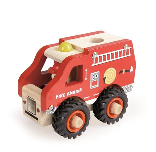 Feuerwehrauto holz kinder - feuerwehrauto,