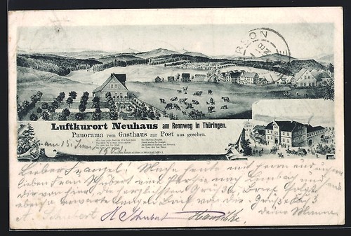 Künstler neuhaus - künstler-ak, /