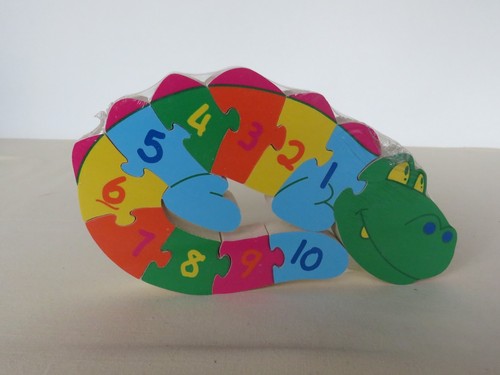 Holz puzzle zahlen - holz,