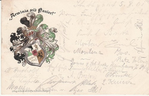 Studentika 1901 burschenschaft - studentika,