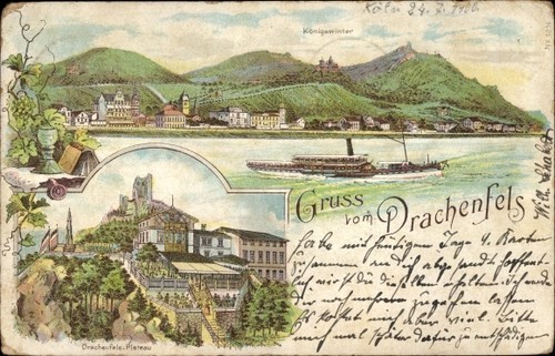 Litho königswinter rhein - litho,