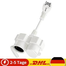 2 fach Feuchtraum Steckdose Steckdosenleiste Outdoor außen Verteilerdose IP44