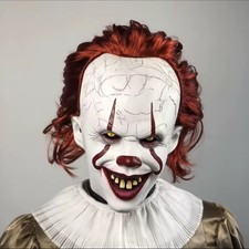 Halloween King Maske Pennywise Horror Cosplay Clown Mask Latex Stephen Es