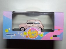 OXFORD Mini Cooper Pink Diecast Car