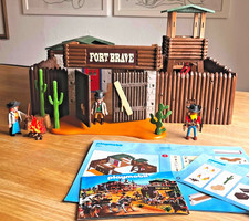 Playmobil 6427 (Western Fort) + 6546 ( Figuren /Zubehör) ? Neuwertig! SELTEN!