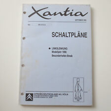 Werkstatthandbuch Citroen Xantia Break Modell 1996 Elektrische Schaltpläne