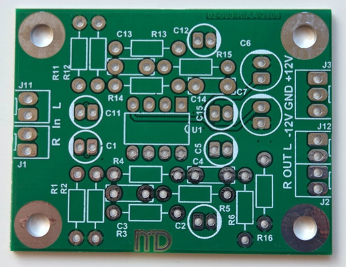 Stereo riaa phono preamp pcb - preamp,
