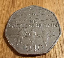  50p Münze Die Schlacht um