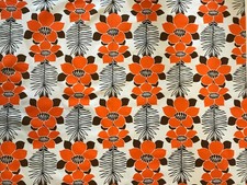 Vintage Stoff  kultiges Pop-Art Dessin 70´s  100% Baumwolle 2,0mtr * 1,20mtr