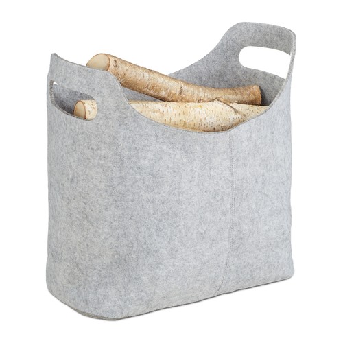 Filztasche grau - 2x,