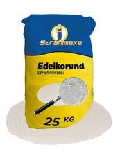 25 kg Edelkorund weiß Strahlmittel Aluminiumoxid Sandstrahlen Korund