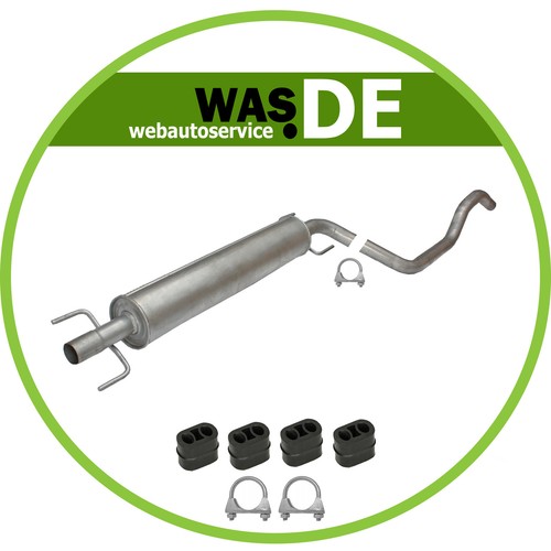 Auspuff mittelschalldämpfer - auspuff,