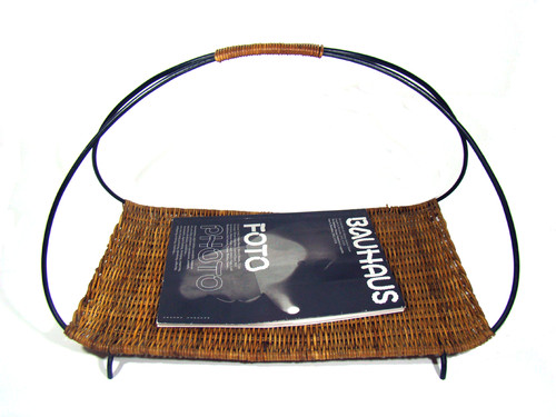 Vintage korb rattan - korb,,