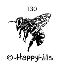 Figurenkegelstempel Biene 2,1