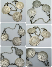 800 Silber Armband Münzen Trachtenschmuck