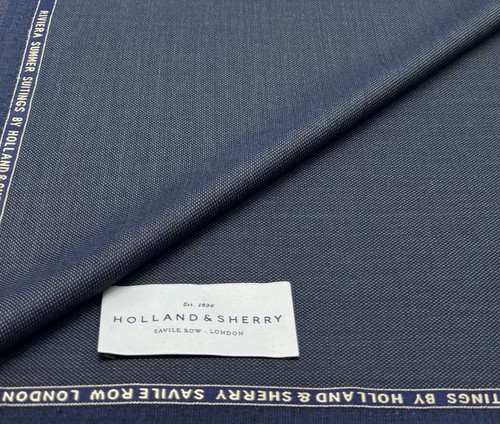 Holland sherry blau birdseye - sherry,